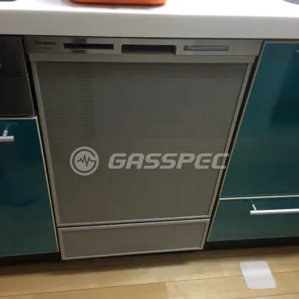 施工後のビルトイン食洗機（パナソニック NP-45MD7S）
