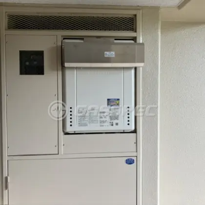 施工後の給湯器（ノーリツ GT-2470SAW BL）