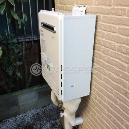 施工後の給湯器（ノーリツ GT-C2452SAWX-2 BL）