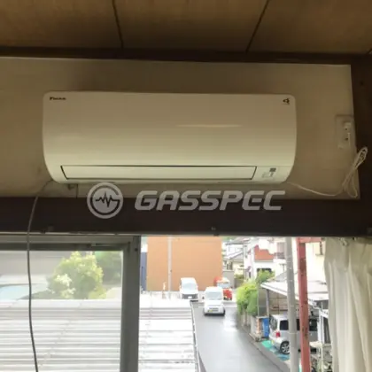 施工後のエアコン（ダイキン S223ATES-W）