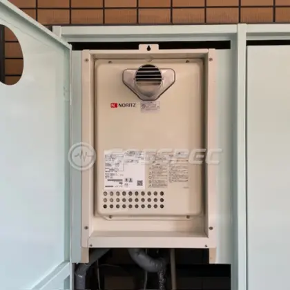 施工後の給湯器（ノーリツ GQ-1639WS-T-1）