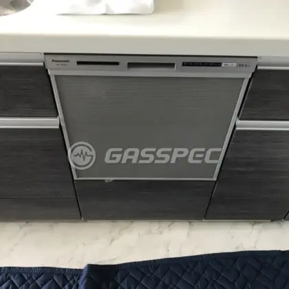 施工後のビルトイン食洗機（パナソニック NP-45RS9S）