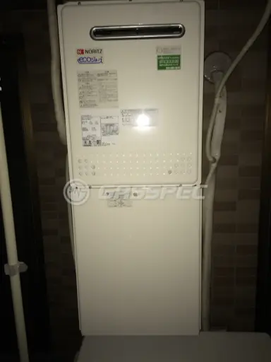 施工後の給湯器（ノーリツ GT-C2452AWX-2 BL）