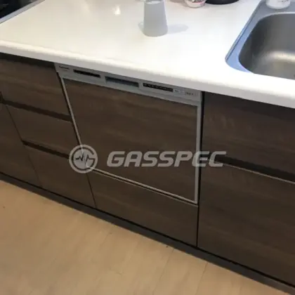 施工後のビルトイン食洗機（パナソニック NP-45RS9S）