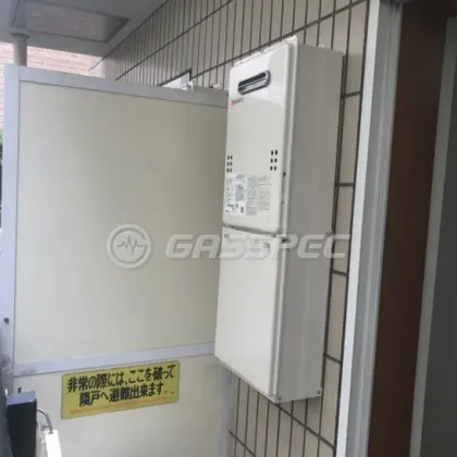 施工後の給湯器（ノーリツ GQ-1639WS-1）
