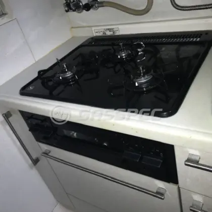 施工後のビルトインガスコンロ（パロマ PD-N36）