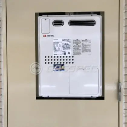 施工後の暖房熱源機（ノーリツ GTH-2445AWX3H-1 BL）