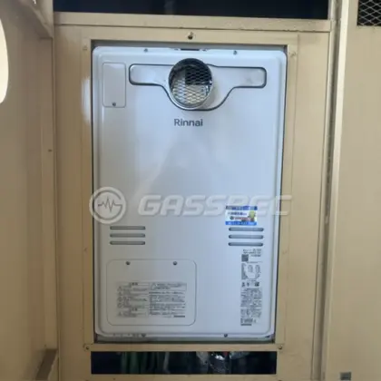 施工後の暖房熱源機（リンナイ RUFH-A2400AT2-3(A)）