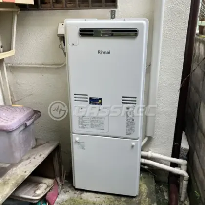 施工後の暖房熱源機（リンナイ RUFH-A1610SAW(A)）