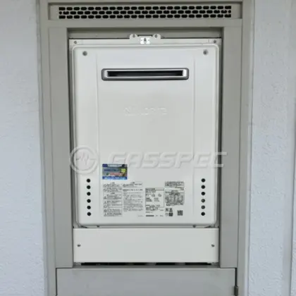 施工後の給湯器（ノーリツ GT-2070AW BL）