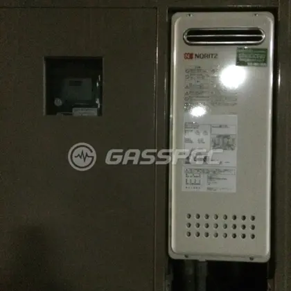 施工後の給湯器（ノーリツ GT-2053AWX-2 BL）