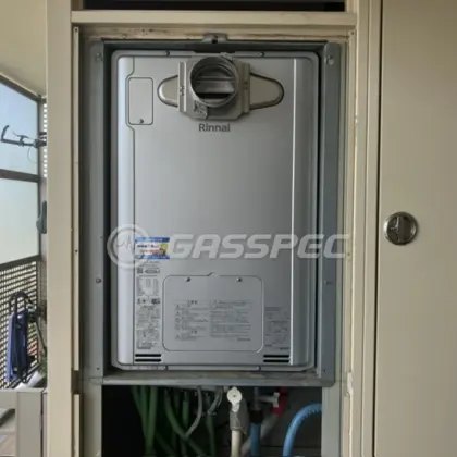 施工後の暖房熱源機（リンナイ RUFH-UTE2405AA2-3）