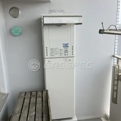 施工後の給湯器（ノーリツ GT-2470SAW-T BL）