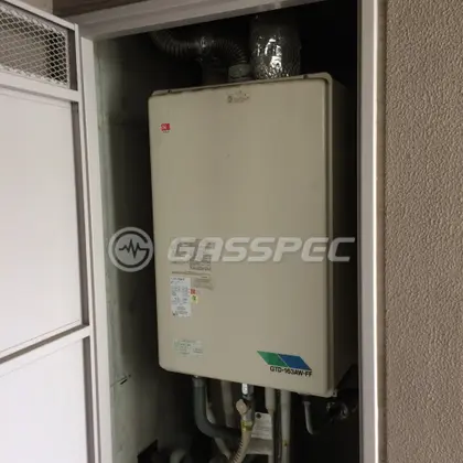 施工前の暖房熱源機（GTD-163AW-FF）