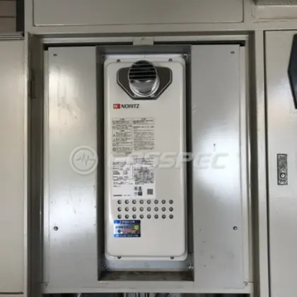 施工後の給湯器（ノーリツ GQ-1628AWX-T-DX BL）