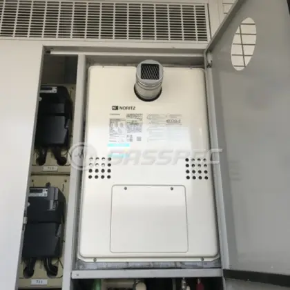 施工後の暖房熱源機（ノーリツ GTH-C2460AW3H-T-1 BL）