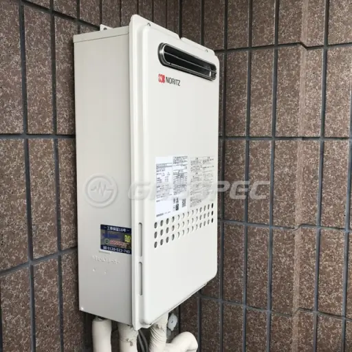 交換後の給湯器（ノーリツ GQ-2427AWX-DX BL）