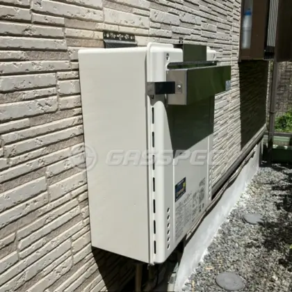 施工後の給湯器（ノーリツ GT-2470SAW BL）