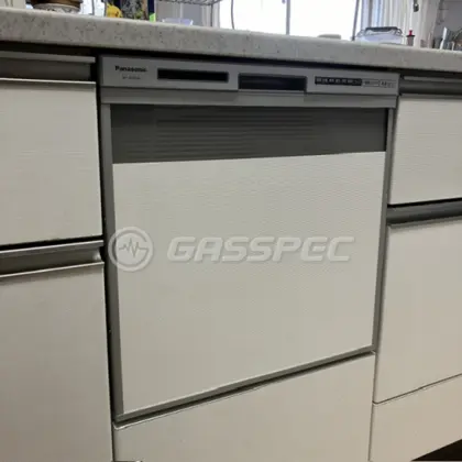施工後のビルトイン食洗機（パナソニック NP-45RS9S）