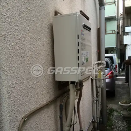 施工後の給湯器（ノーリツ GT-C2052SAWX-2 BL）