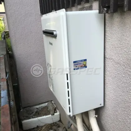 施工後の給湯器（リンナイ RUF-A2005SAW(C)）