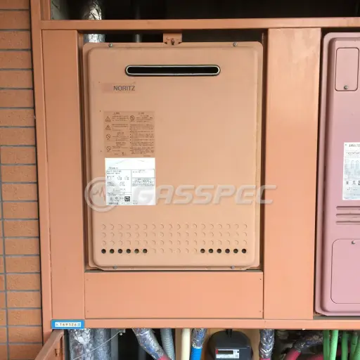 交換前の給湯器（ノーリツ GT-2428AWX-PS）
