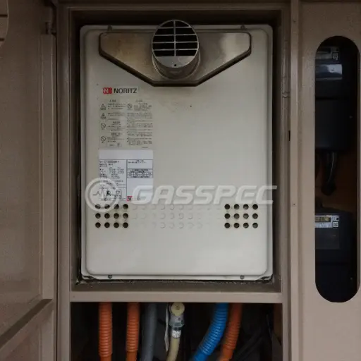 交換前の給湯器（ノーリツ GT-2022SAWX-T）