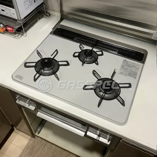 交換後のビルトインガスコンロ（パロマ PD-509WS-60CV）