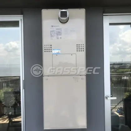 施工後の暖房熱源機（ノーリツ GTH-C2460AW3H-T-1 BL）