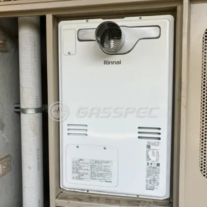 施工後の暖房熱源機（リンナイ RUFH-A2400AT2-3(A)）
