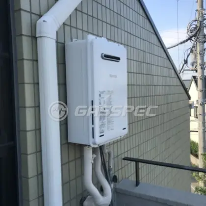 施工後の給湯器（リンナイ RUX-A1616W(A)）