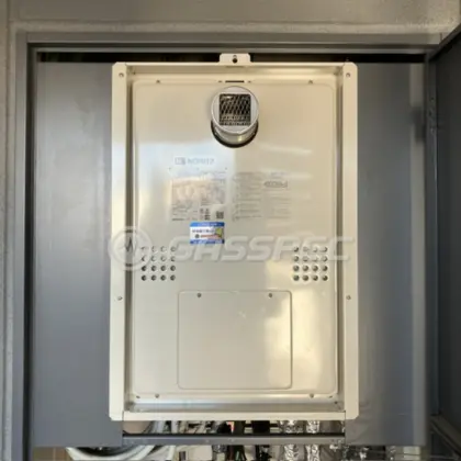 施工後の暖房熱源機（ノーリツ GTH-CP2460SAW3H-T-1 BL）