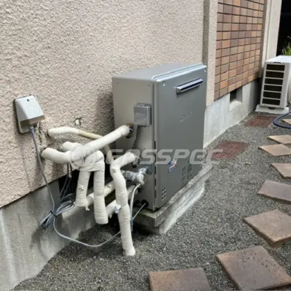 施工後の給湯器（ノーリツ GT-C2472SAR BL）