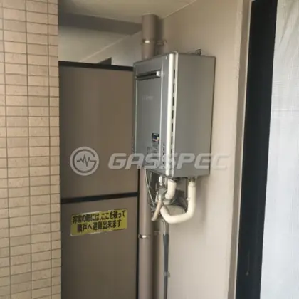 施工後の給湯器（ノーリツ GT-C2072SAW BL）