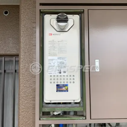 施工後の給湯器（ノーリツ GQ-1628AWX-T-DX BL）