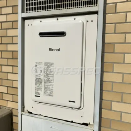 施工後の給湯器（リンナイ RUX-A1616W(A)-E）
