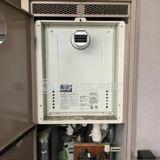 交換後の給湯器（ノーリツ GT-2470SAW-T BL）