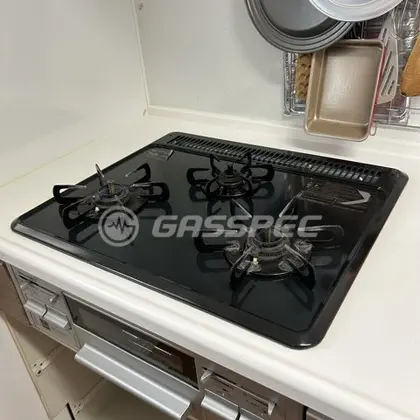 施工後のビルトインガスコンロ（パロマ PD-N36）
