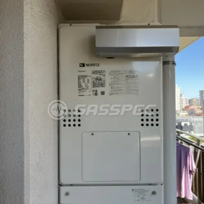 施工後の暖房熱源機（ノーリツ GTH-C2461AW3H-L-1 BL）