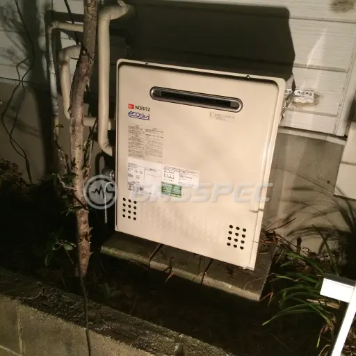 交換後の給湯器（ノーリツ GRQ-C2052AX-2 BL）