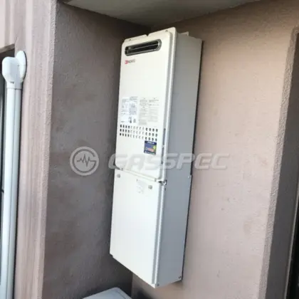施工後の給湯器（ノーリツ GQ-2427AWX-DX BL）