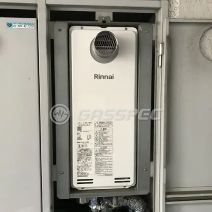 施工後の給湯器（リンナイ RUX-SA1616T-L(A)-E）