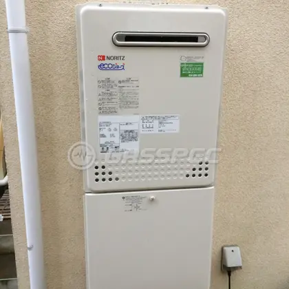 施工後の給湯器（ノーリツ GT-C2052SAWX-2 BL）