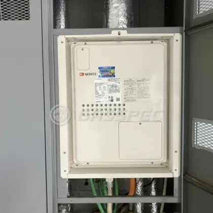 施工後の暖房熱源機（ノーリツ GTH-2445AWX3H-H-1 BL）