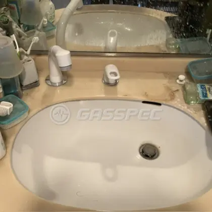 施工後の水栓・蛇口（TOTO TLS05301J）