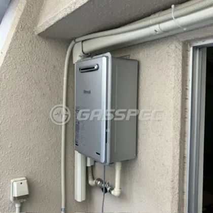 施工後の給湯器（リンナイ RUX-UE2406W(A)）