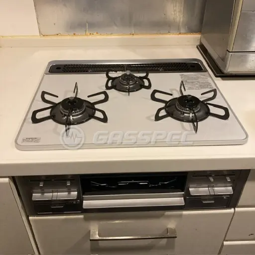 交換後のビルトインガスコンロ（パロマ PD-509WS-60CV）