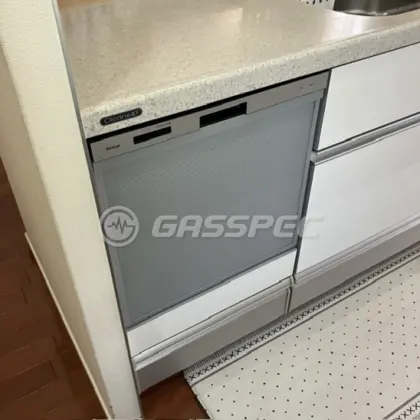 施工後のビルトイン食洗機（リンナイ RSW-405AA-SV）