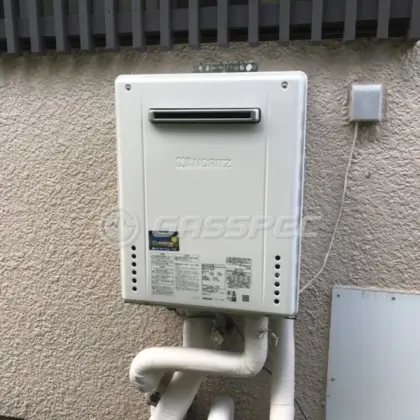 施工後の給湯器（ノーリツ GT-2070SAW BL）