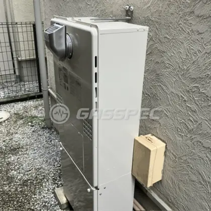 施工後の暖房熱源機（リンナイ GTH-C2460AW3H-1 BL）